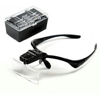 Lupa De Cabeça Profissional 2 Leds 5 Lentes Aumento BM9892B